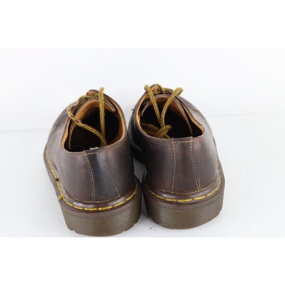 Vtg 90s Dr Martens Mens UK 6 US 7 Distressed Chunky Leather Shoes Oxfords Brown main image 7